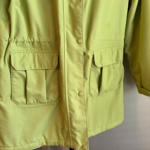 Lands' End Cream Sherpa Lined Jacket - Picture 2 of 10